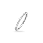 Load image into Gallery viewer, Silver Pave Eternity Ring
